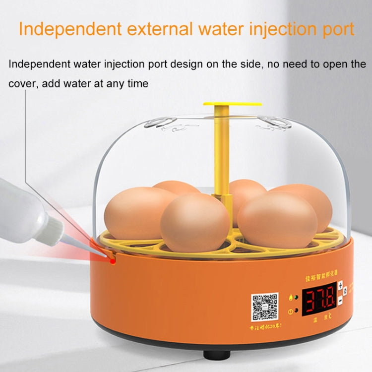 6-Eggs Small Household Experimental Children Smart Chicken Incubators, Spec: Dual-electric Automatic UK Plug - Incubators by PMC Jewellery | Online Shopping South Africa | PMC Jewellery