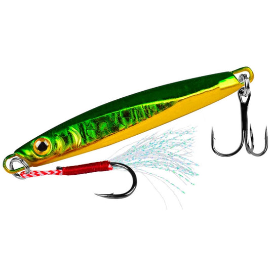 PROBEROS LF128 Long Casting Lure Iron Plate Lead Fish Freshwater Sea Fishing Warp Bass Metal Sequins Baits, Size: 7g(Color B) - Fishing Lures by PROBEROS | Online Shopping South Africa | PMC Jewellery | Buy Now Pay Later Mobicred