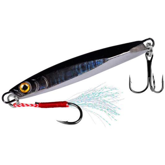 PROBEROS LF128 Long Casting Lure Iron Plate Lead Fish Freshwater Sea Fishing Warp Bass Metal Sequins Baits, Size: 10g(Color E) - Fishing Lures by PROBEROS | Online Shopping South Africa | PMC Jewellery | Buy Now Pay Later Mobicred