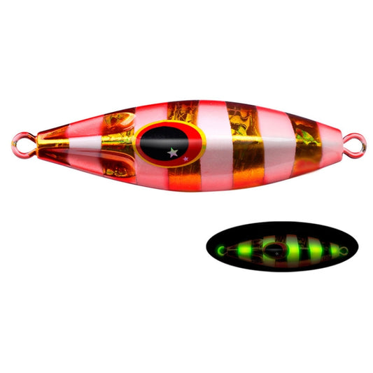 PROBEROS LF124 Deep Sea Iron Plate Lead Fish Fishing Lure Slow Sinking Rocking Luminous Boat Fishing Bait, Size: 30g(Color C) - Fishing Lures by PROBEROS | Online Shopping South Africa | PMC Jewellery | Buy Now Pay Later Mobicred