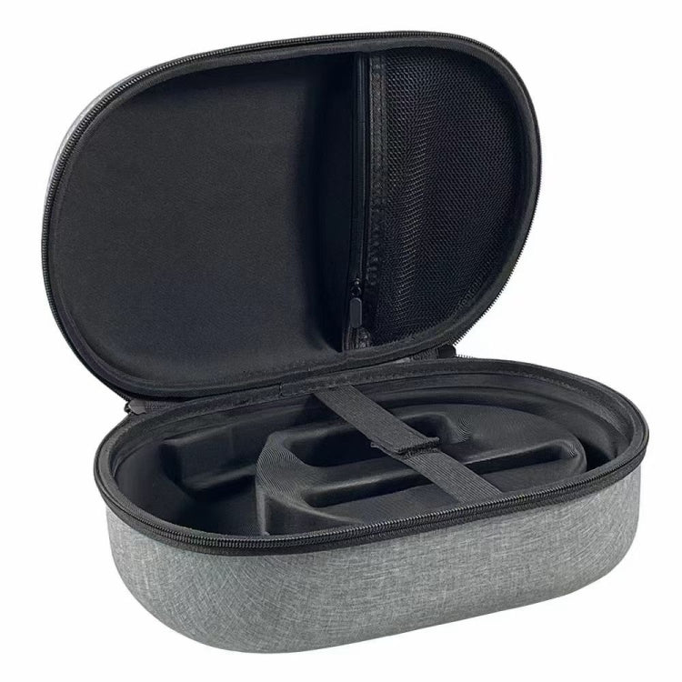 For Apple Vision Pro Head Wearing VR Glasses Storage Portable Bag Travel VR Protective Hard Case(Gray) - VR Accessories by PMC TechLife | Online Shopping South Africa | PMC TechLife | Buy Now Pay Later Mobicred