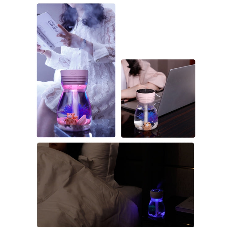 FH-068 Mini USB Car Home Colorful Light Bottle Micro Landscape Humidifier(White) - free shipping - PMC TechLife - Order now!