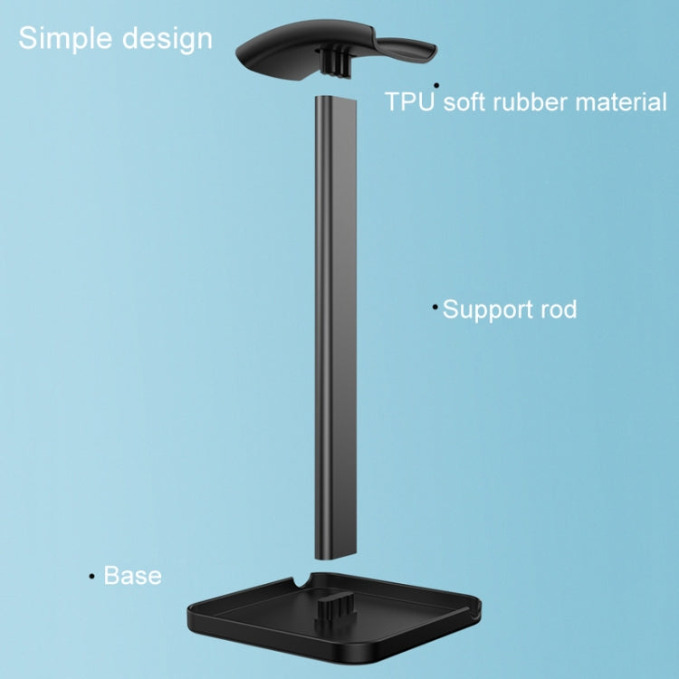 Desktop Headphone Holder Cell Phone Tablet Stand(White) - Headset Stand by PMC TechLife | Online Shopping South Africa | PMC TechLife