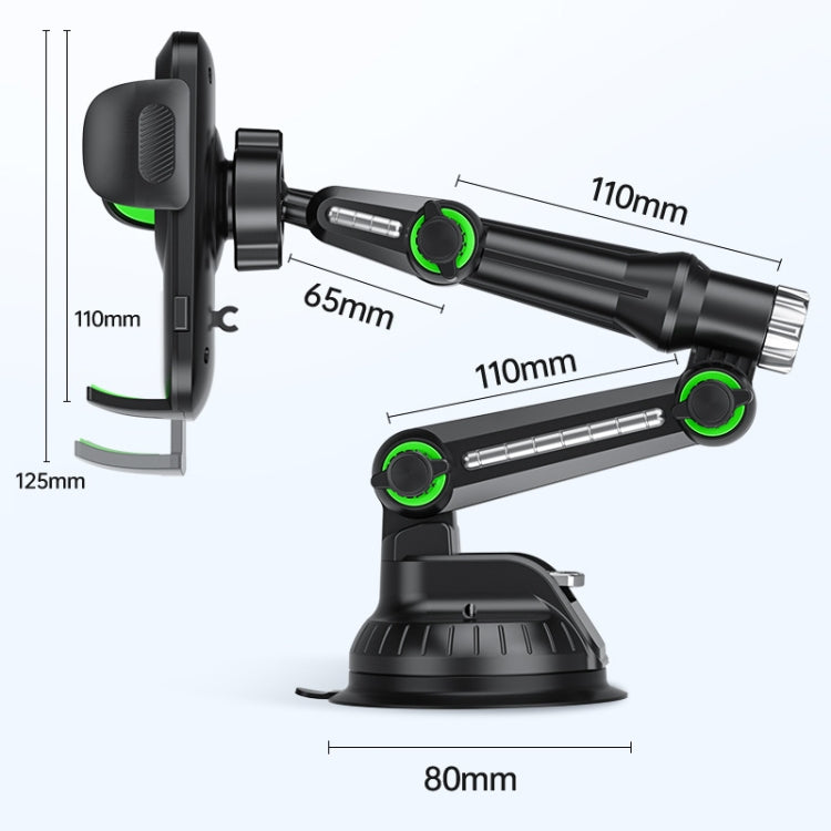 Car Windscreen Dashboard Suction Cup Phone Holder, Color: Regular Black - Car Holders by PMC TechLife | Online Shopping South Africa | PMC TechLife | Buy Now Pay Later Mobicred