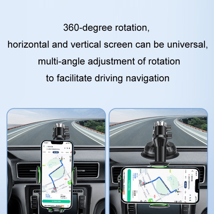 Car Windscreen Dashboard Suction Cup Phone Holder, Color: Regular Black - Car Holders by PMC TechLife | Online Shopping South Africa | PMC TechLife | Buy Now Pay Later Mobicred