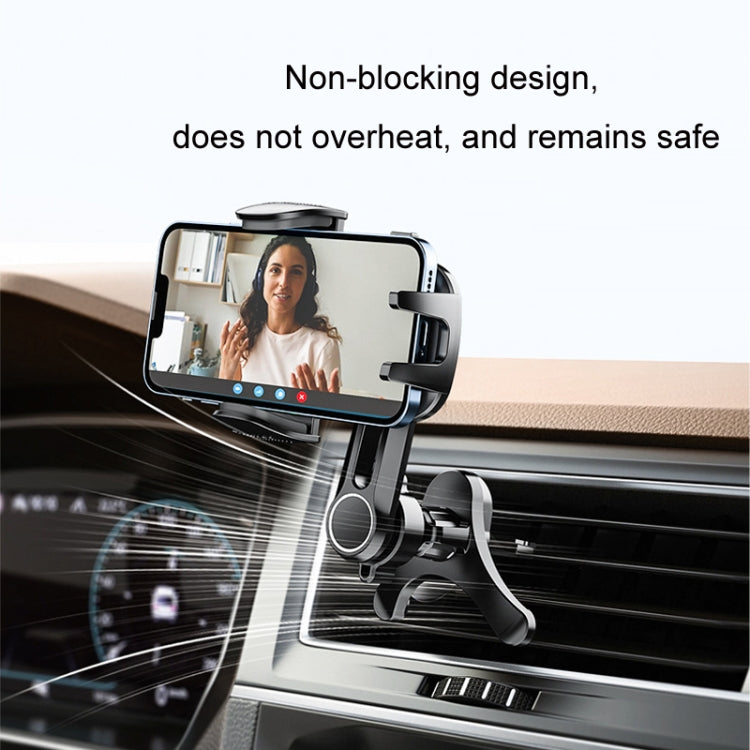 Car Air-conditioning Vent Y-shaped Base Mobile Phone Holder, Color: Ninth Generatio Green - Car Holders by PMC TechLife | Online Shopping South Africa | PMC TechLife | Buy Now Pay Later Mobicred