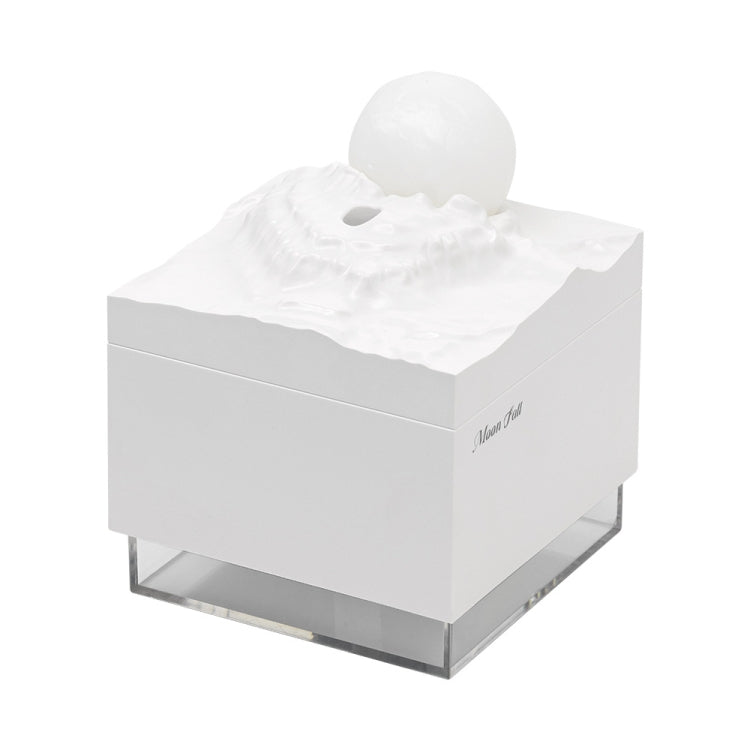 Moon Meteorite Mini Humidifier With Colorful Night Light(White) - free shipping - PMC TechLife - Order now!