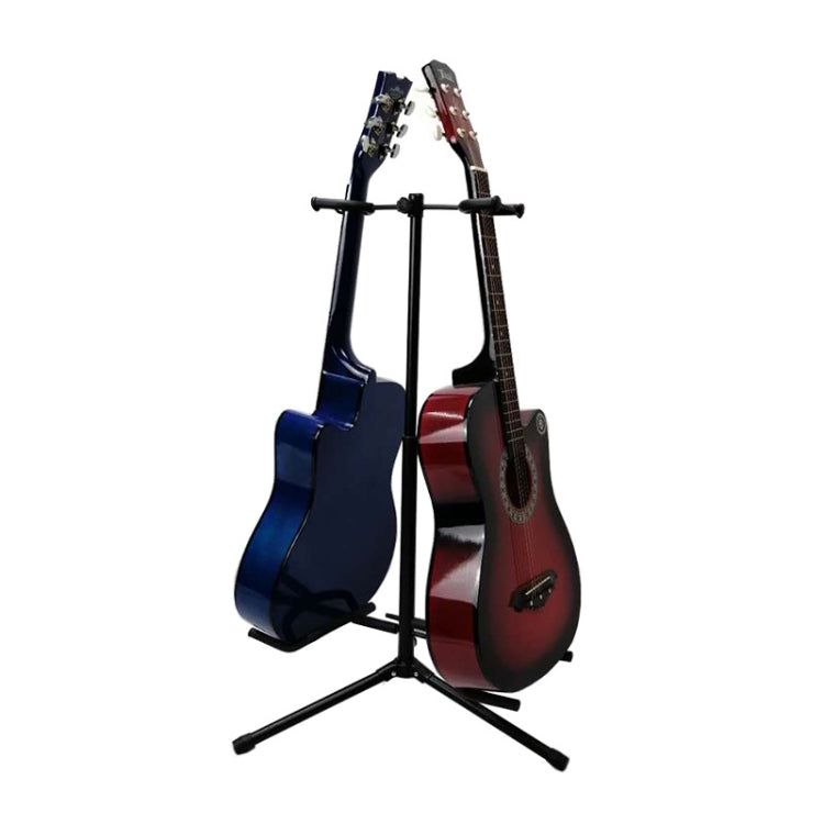 Adjustable Double Guitar Stand Holds Two Electric Or Acoustic Guitars - Stringed Instruments Accessories by PMC Jewellery | Online Shopping South Africa | PMC Jewellery