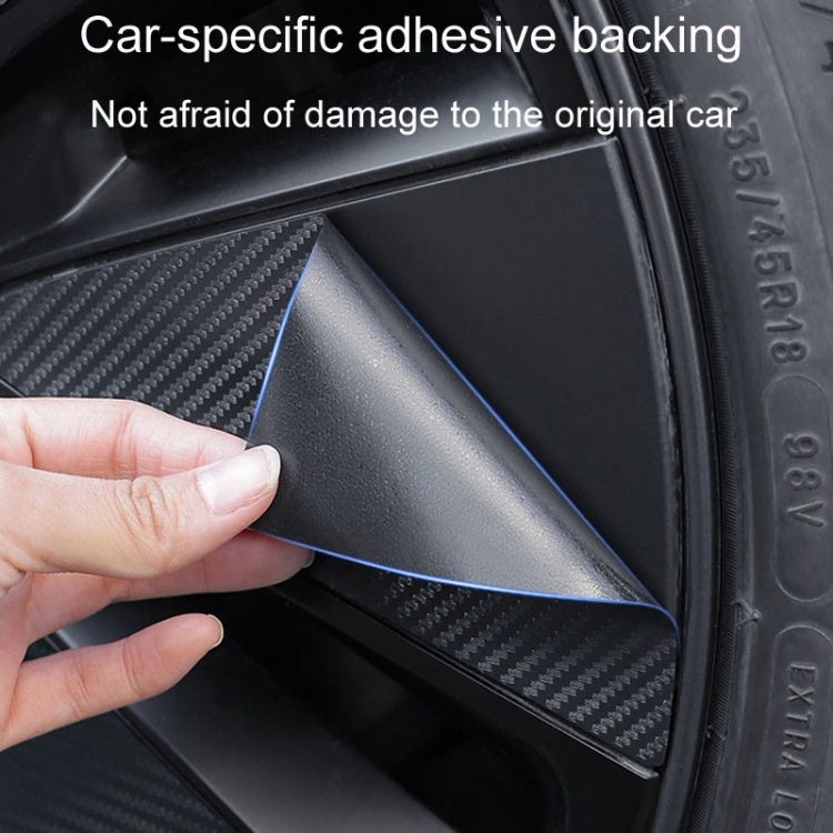 28pcs /Set For Tesla Model 3 Tire Sticker Modification Protective Film, Style: Bright Black - Decorative Sticker by PMC TechLife | Online Shopping South Africa | PMC TechLife | Buy Now Pay Later Mobicred