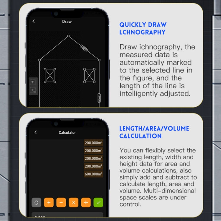FNIRSI Laser Range Finder Infrared Measuring Ruler(Gray) - free shipping - PMC TechLife - Order now!