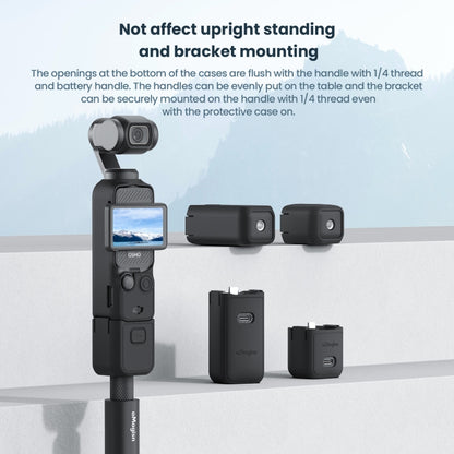 For DJI Osmo Pocket 3 AMagisn Silicone Protection Case Movement Camera Accessories, Style: 7 In 1 Blue - Case & Bags by aMagisn | Online Shopping South Africa | PMC Jewellery | Buy Now Pay Later Mobicred