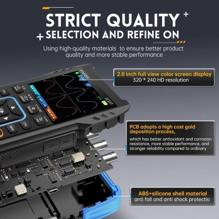 FNIRSI 3 In 1 Handheld Digital Oscilloscope Dual-Channel Multimeter, Specification: Upgrade - Digital Multimeter by FNIRSI | Online Shopping South Africa | PMC Jewellery | Buy Now Pay Later Mobicred