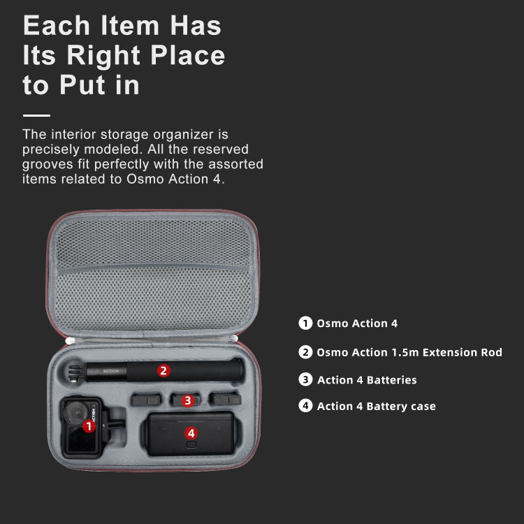 For DJI Osmo Action 4 aMagisn Medium Storage Pack Protection Movement Camera Accessories -  by aMagisn | Online Shopping South Africa | PMC Jewellery | Buy Now Pay Later Mobicred