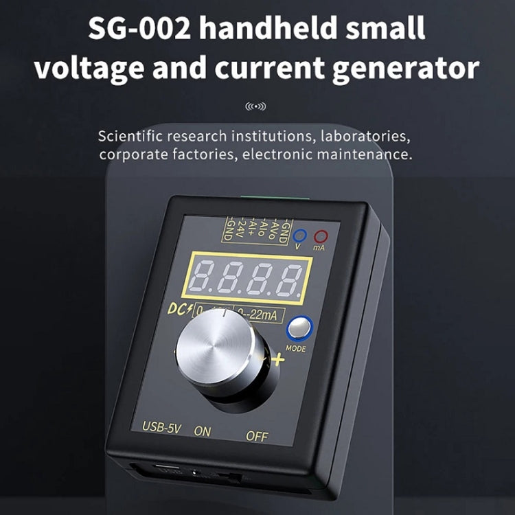 FNIRSI 0-12V/0-4-24mA Handheld Positive Negative Voltage Current Signal Generator(Without Battery) - Current & Voltage Tester by FNIRSI | Online Shopping South Africa | PMC TechLife | Buy Now Pay Later Mobicred