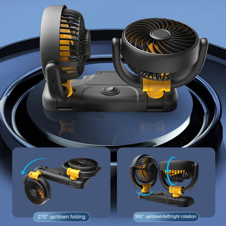SUITU Car Foldable Cooling Fan Automobile Summer Temperature Reduction Fan, Model: Single 5V USB Energized - Heating & Fans by SUITU | Online Shopping South Africa | PMC TechLife | Buy Now Pay Later Mobicred