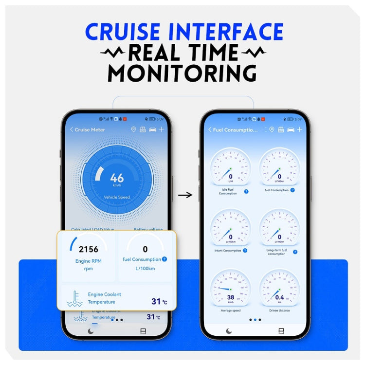 FNIRSI Bluetooth 5.1 Car Engine OBD2 Fault Code Diagnostic Instrument(English) - Electronic Test by FNIRSI | Online Shopping South Africa | PMC TechLife | Buy Now Pay Later Mobicred