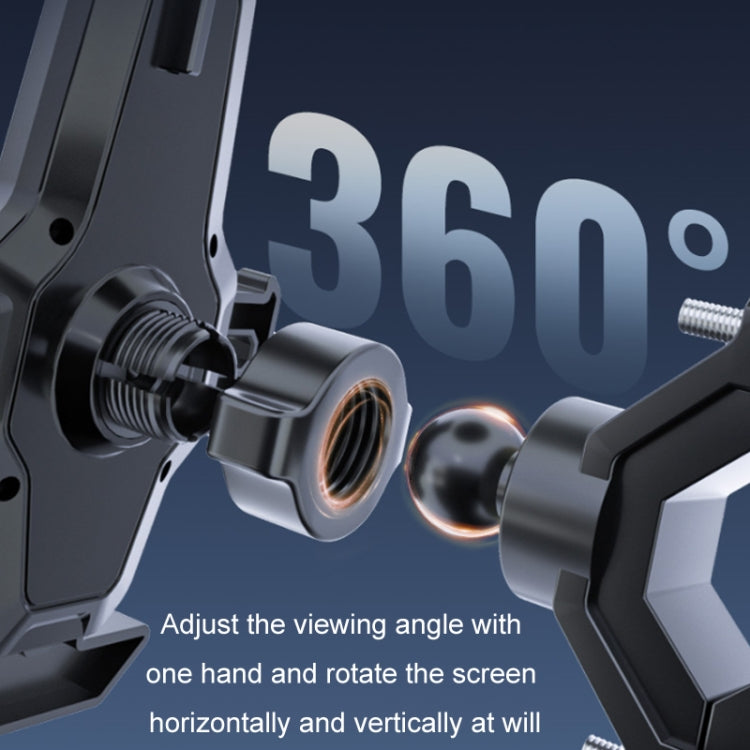 Cycling Bicycle Automatic Locking Mobile Phone Holder(Handlebars) - Holders by PMC TechLife | Online Shopping South Africa | PMC TechLife | Buy Now Pay Later Mobicred