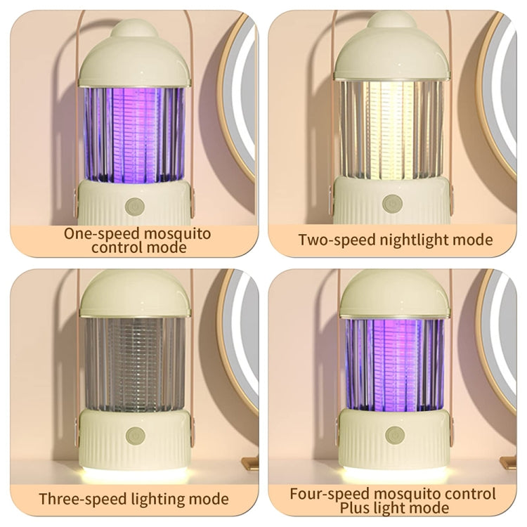 Electric Shock Type Home Night Light Mosquito Killer Outdoor Camping Lamp, Spec: 4000 mAh(Yellow) - Repellents by PMC TechLife | Online Shopping South Africa | PMC TechLife | Buy Now Pay Later Mobicred