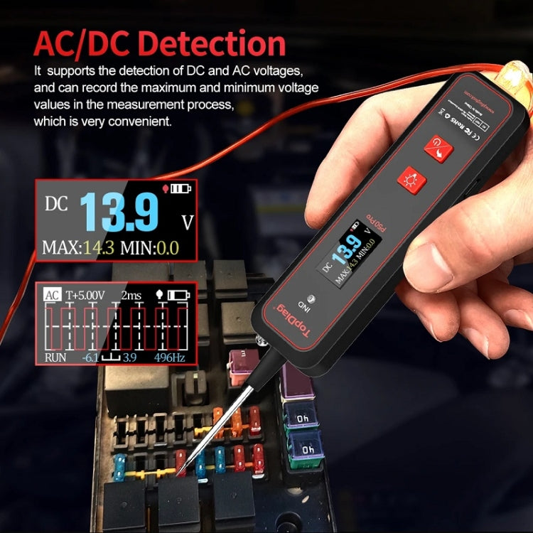 JDiag Mini Circuit Tester AC/DC Detection Multi-function Oscilloscope(P50 Pro) - Electronic Test by JDiag | Online Shopping South Africa | PMC Jewellery | Buy Now Pay Later Mobicred