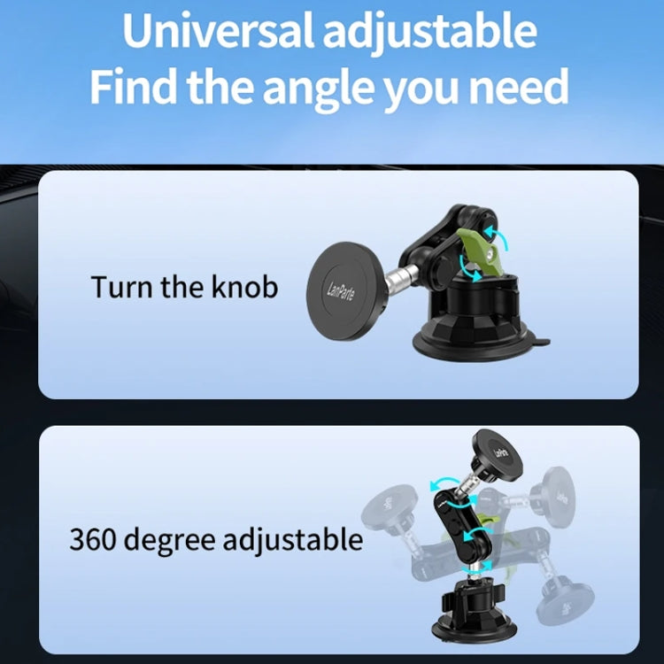 Lanparte Magnetic Car Phone Holder Adjustable Suction Cup Navigation Stand RBA-M01N - Universal Car Holders by Lanparte | Online Shopping South Africa | PMC TechLife | Buy Now Pay Later Mobicred
