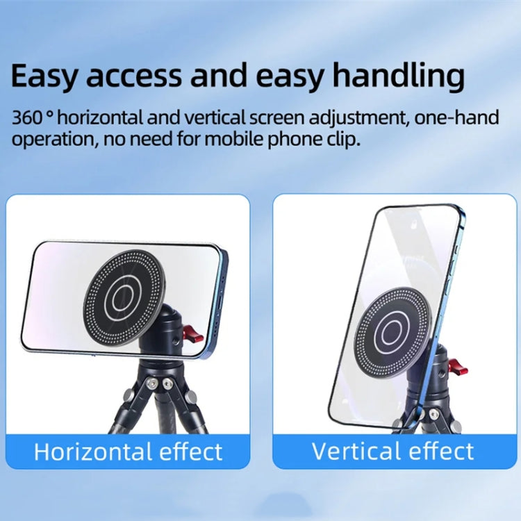 Magnetic Phone Holder with 1/4 Inch Hole for Tripod Magic Arm(Black) -  by PMC TechLife | Online Shopping South Africa | PMC TechLife | Buy Now Pay Later Mobicred