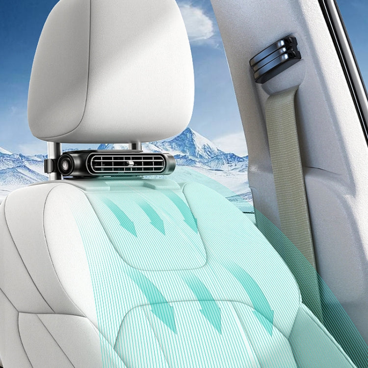 Car Turbine High Wind USB Plug-in Seat Back Fan(CF03 White) - Heating & Fans by PMC TechLife | Online Shopping South Africa | PMC TechLife | Buy Now Pay Later Mobicred