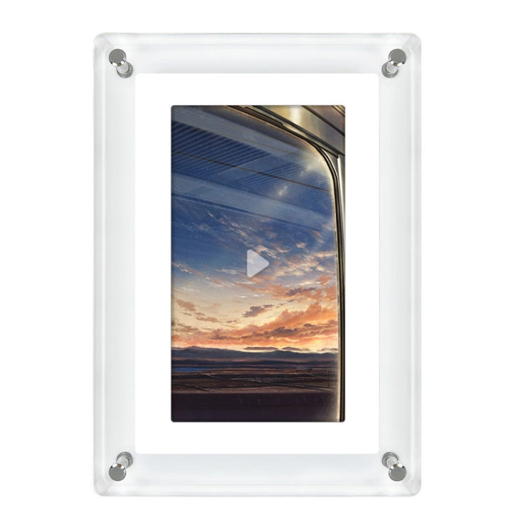 7 Inch Acrylic HD Digital Photo Frame Desktop Smart Motion Video Player Ornament(EU Plug) - 1.5-7.0 inch by PMC Jewellery | Online Shopping South Africa | PMC Jewellery | Buy Now Pay Later Mobicred