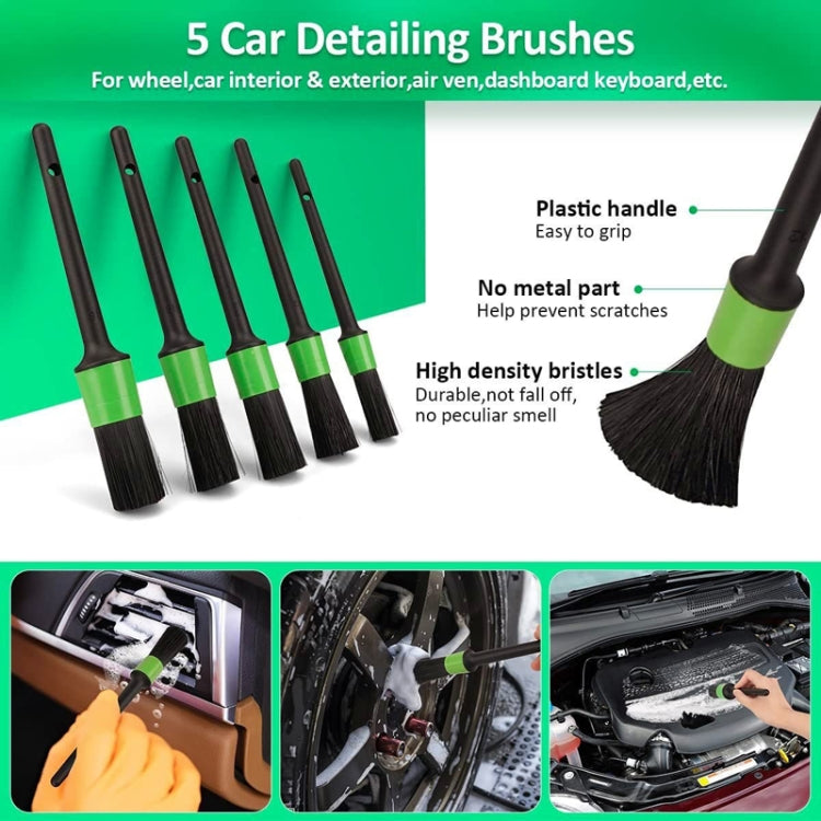 21pcs /Set Car Cleaning Brush Polishing Waxing Car Detailing - Car washing supplies by PMC TechLife | Online Shopping South Africa | PMC TechLife | Buy Now Pay Later Mobicred