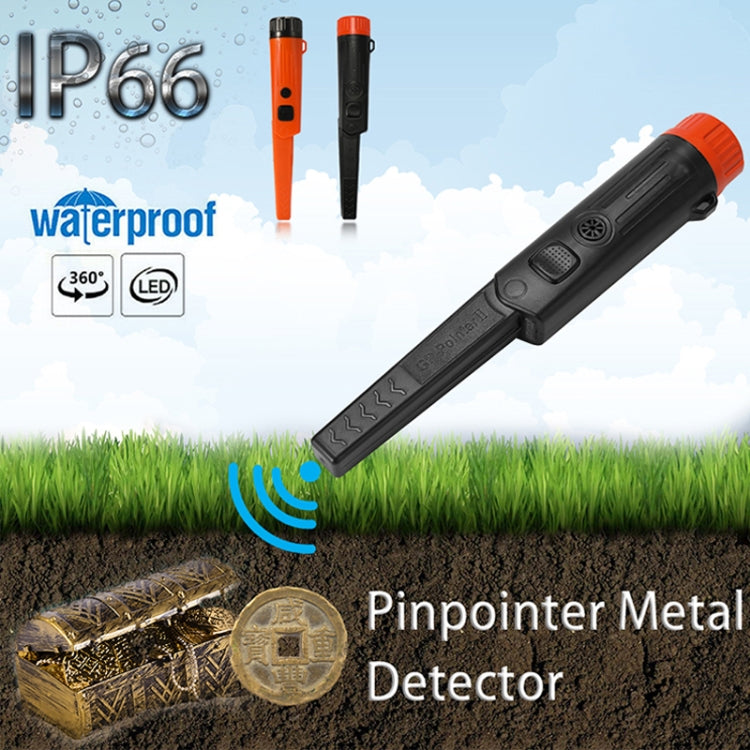 Mini Waterproof Handheld Metal Positioning Rod Detector(Orange) - Metal Detector by PMC Jewellery | Online Shopping South Africa | PMC Jewellery | Buy Now Pay Later Mobicred