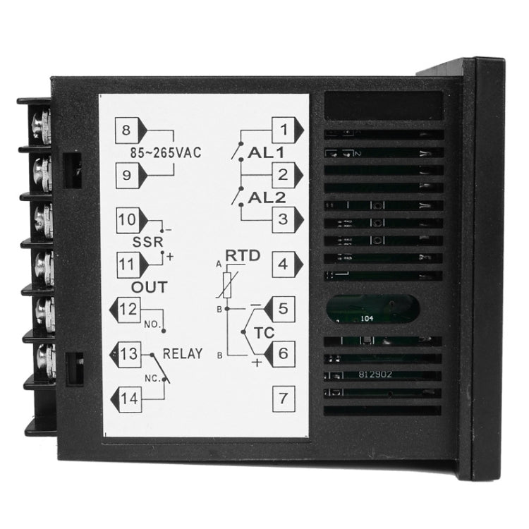 SINOTIMER MC701 Universal Input Short Case PID Intelligent Temperature Controller Meter Heating Cooling Relay SSR Solid State Output - Thermostat & Thermometer by SINOTIMER | Online Shopping South Africa | PMC Jewellery | Buy Now Pay Later Mobicred