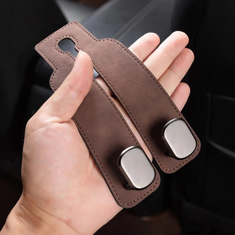 Car Seat Mack Multifunctional Metal Hook Mobile Phone Holder, Style: No Mark(Brown) - Auto Fastener & Clips by PMC TechLife | Online Shopping South Africa | PMC TechLife | Buy Now Pay Later Mobicred