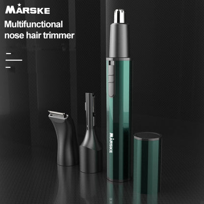 MARSKE  MS-7111 3 In 1 Electric Nose Hair Trimmer Type-C Rechargeable Grooming Instrument(Silver) - Hair Removal by MARSKE | Online Shopping South Africa | PMC Jewellery | Buy Now Pay Later Mobicred