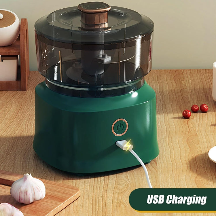 JRQ-01 Home Wireless Electric Meat Grinder Kitchen Garlic Pounder, Size: Long-press(White) - Stirrer & Squeezer by PMC TechLife | Online Shopping South Africa | PMC TechLife | Buy Now Pay Later Mobicred