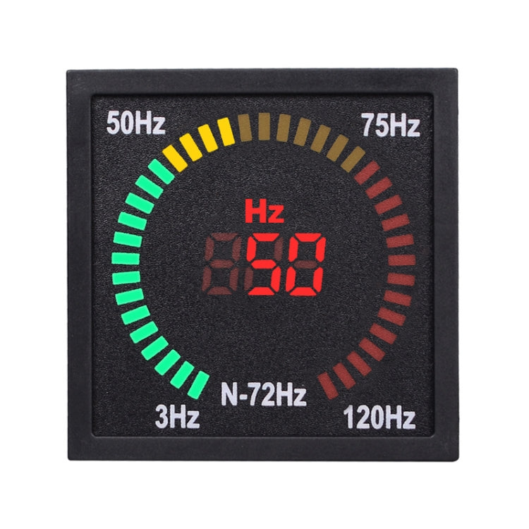 SINOTIMER N-72HZ AC Frequency Signal Indicator Square Turntable LED Digital Frequency Meter - Other Tester Tool by SINOTIMER | Online Shopping South Africa | PMC Jewellery | Buy Now Pay Later Mobicred