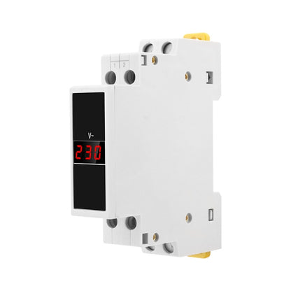 SINOTIMER SDM011 Modular Din Rail Type AC Single-Phase Digital Voltmeter Electronic Instrumentation - Current & Voltage Tester by SINOTIMER | Online Shopping South Africa | PMC Jewellery | Buy Now Pay Later Mobicred