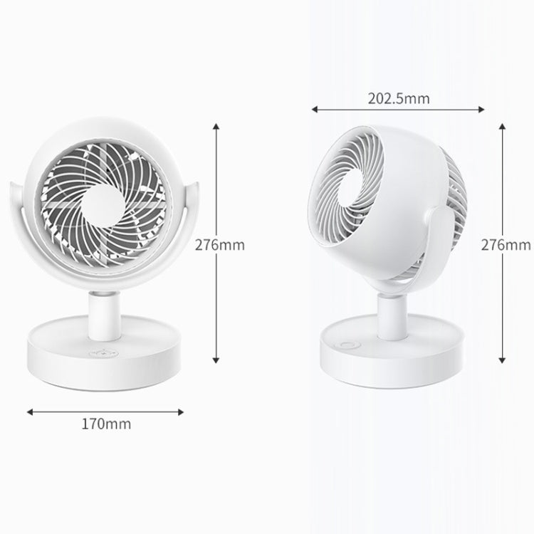 Desktop Air Circulation Fan Household Office Compact Mute Electrical Fan, Style: Battery Model - Electric Fans by PMC TechLife | Online Shopping South Africa | PMC TechLife | Buy Now Pay Later Mobicred