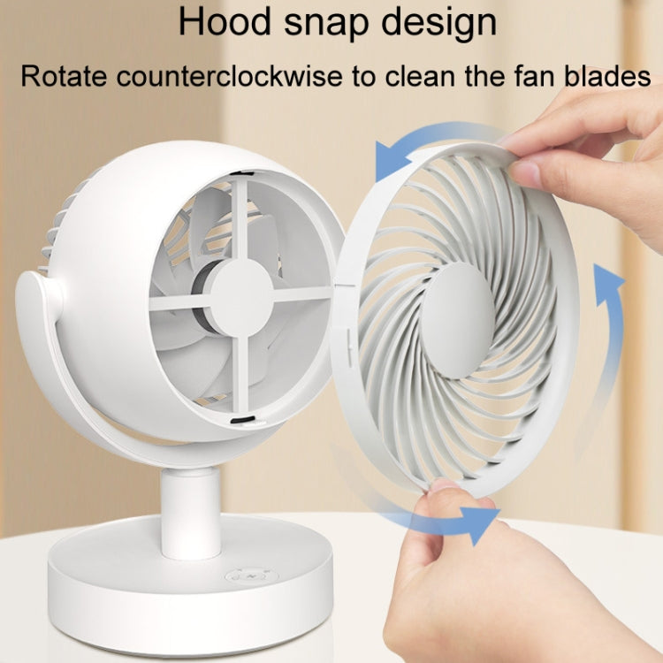 Desktop Air Circulation Fan Household Office Compact Mute Electrical Fan, Style: Battery Model - Electric Fans by PMC TechLife | Online Shopping South Africa | PMC TechLife | Buy Now Pay Later Mobicred