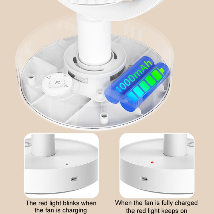 Desktop Air Circulation Fan Household Office Compact Mute Electrical Fan, Style: Battery Model - Electric Fans by PMC TechLife | Online Shopping South Africa | PMC TechLife | Buy Now Pay Later Mobicred