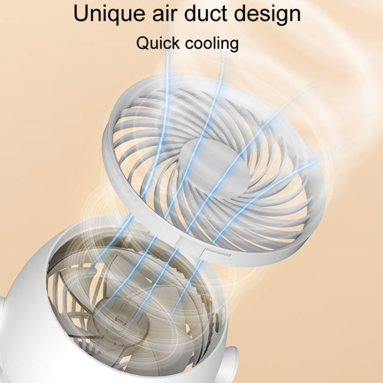 Desktop Air Circulation Fan Household Office Compact Mute Electrical Fan, Style: Battery Model - Electric Fans by PMC TechLife | Online Shopping South Africa | PMC TechLife | Buy Now Pay Later Mobicred