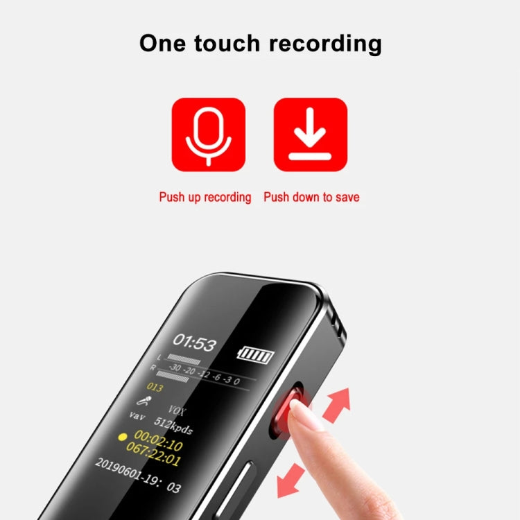 G1 0.96-Inch IPS Color Screen HD Smart Mini Noise Reduction Timer Recorder, Capacity: 32GB - Recording Pen by PMC TechLife | Online Shopping South Africa | PMC TechLife | Buy Now Pay Later Mobicred