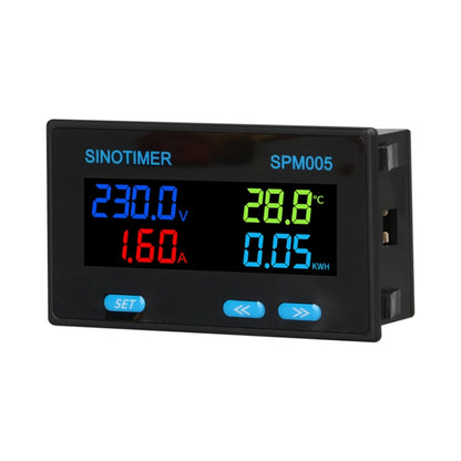 SINOTIMER SPM005 AC Digital Display Voltage Current Power Electricity Multifunctional Monitoring Meter, Specification: 100A - Current & Voltage Tester by SINOTIMER | Online Shopping South Africa | PMC Jewellery | Buy Now Pay Later Mobicred