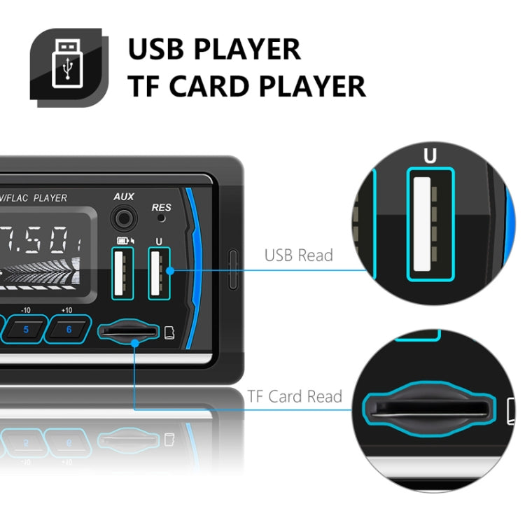 Dual USB Car DAB Digital U Disk Card Bluetooth Radio MP3 Player(SWM-M4) - Car MP3 & MP4 & MP5 by PMC Jewellery | Online Shopping South Africa | PMC Jewellery | Buy Now Pay Later Mobicred