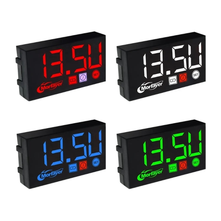 Compact LED Digital Display Time Voltmeter, Specification: 2 in 1 Temperature Green - Electrical Instruments by PMC TechLife | Online Shopping South Africa | PMC TechLife | Buy Now Pay Later Mobicred