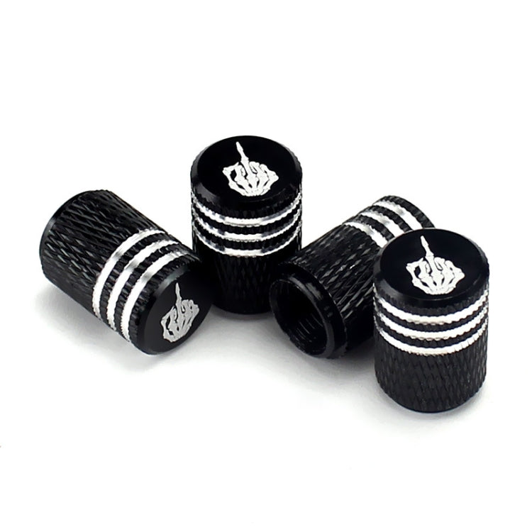 2pcs Auto Tire Laser Skull Valve Cap - Tire Valve Caps by PMC TechLife | Online Shopping South Africa | PMC TechLife | Buy Now Pay Later Mobicred