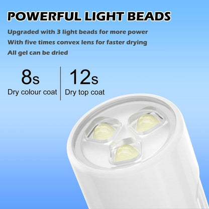 Small Portable Handheld Nail Polish Light Therapy Machine, Model: Plug-in - Nail Dryers by PMC Jewellery | Online Shopping South Africa | PMC Jewellery | Buy Now Pay Later Mobicred