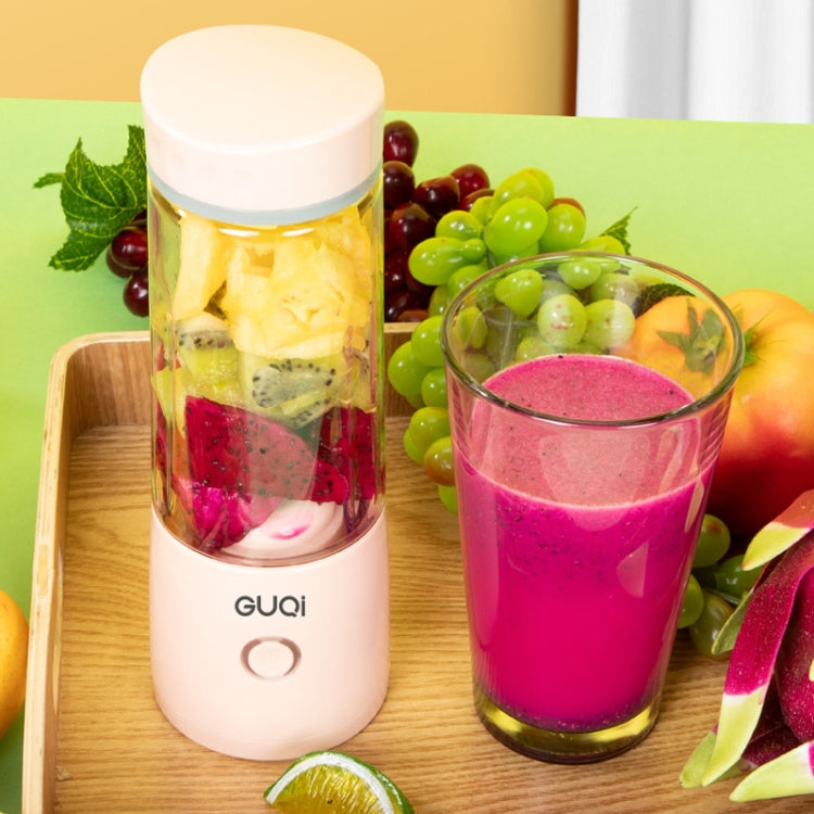 GUQi BSY002 Portable Mini Juicer Wireless Charging Juice Machine(Pink) - free shipping - PMC TechLife - Order now!
