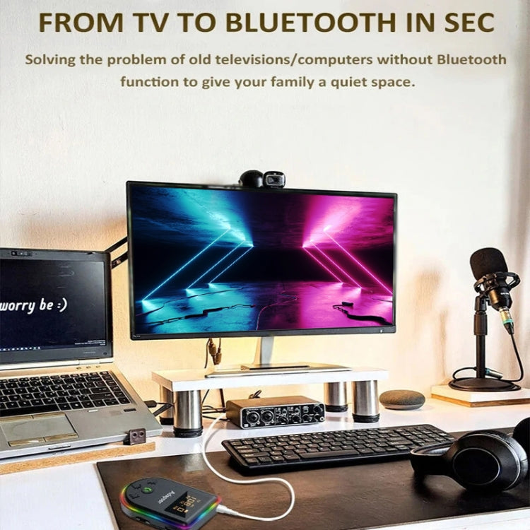 Q7 LED Digital Display Car Bluetooth Receiver HIFI Sound Quality Wireless Audio Adapter - Bluetooth Car Kits by PMC TechLife | Online Shopping South Africa | PMC TechLife | Buy Now Pay Later Mobicred