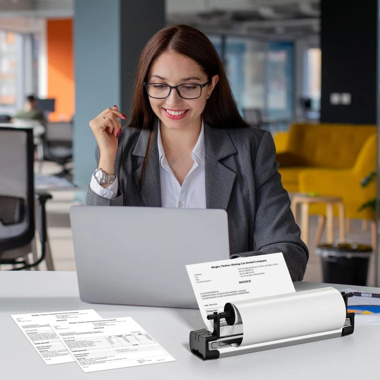 Phomemo 2 Rolls Letter Thermal Paper Use With M08F Printer Holder For M832/M833/M834/M835/P831/Q302 Printer - free shipping - PMC TechLife - Order now!
