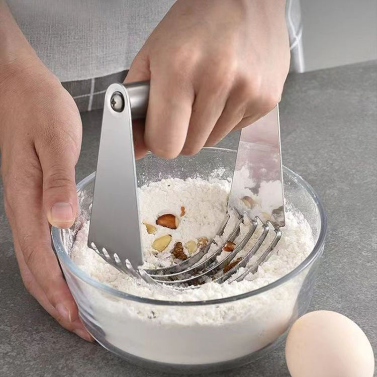 Stainless Steel Cutter 5-Layer Curved Dough Mixer Kitchen Baking Flour Cutter Gadgets(91g) - Baking Pastry Tools by PMC TechLife | Online Shopping South Africa | PMC TechLife | Buy Now Pay Later Mobicred