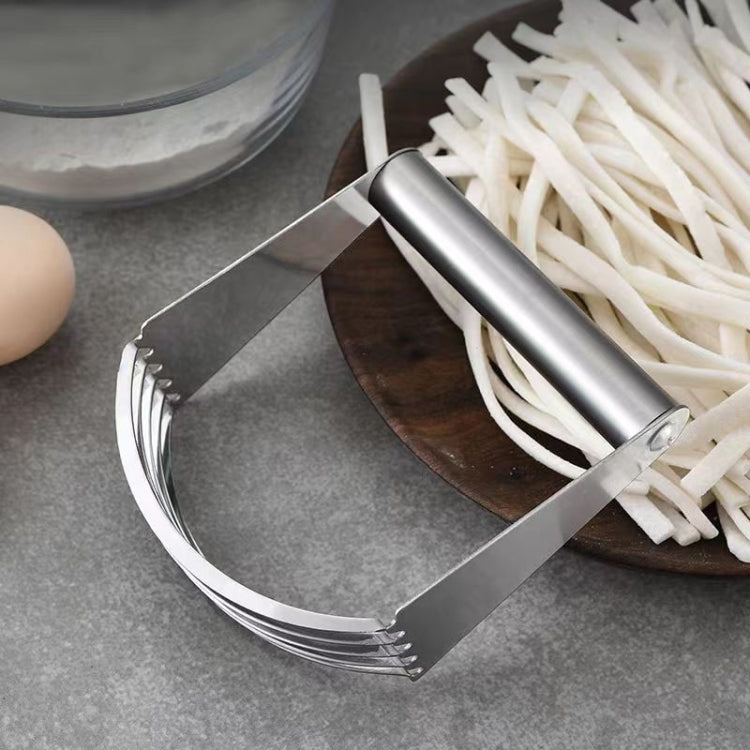 Stainless Steel Cutter 5-Layer Curved Dough Mixer Kitchen Baking Flour Cutter Gadgets(91g) - Baking Pastry Tools by PMC TechLife | Online Shopping South Africa | PMC TechLife | Buy Now Pay Later Mobicred